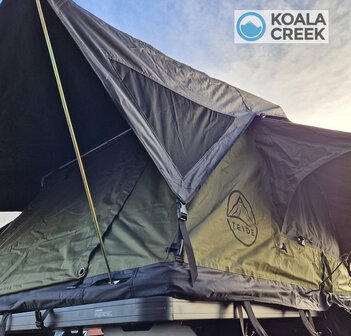 KOALA CREEK TEIDE 160L-V2 OVERLANDER softcover daktent ranger groen